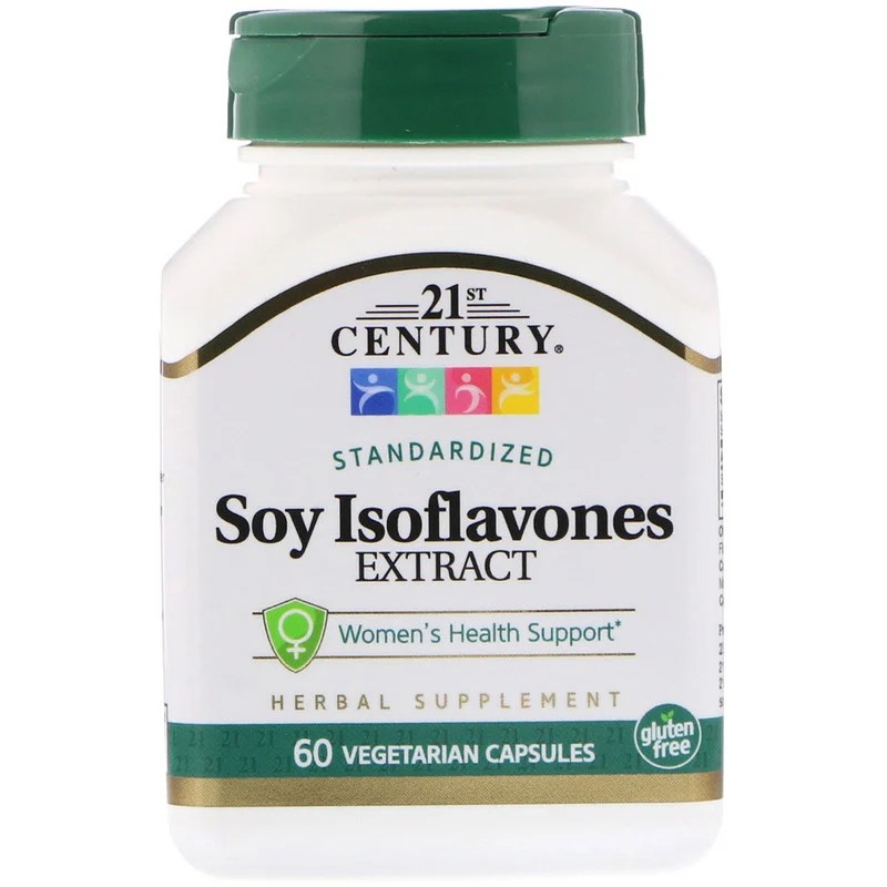 

Натуральная добавка 21st Century Soy Isoflavones Extract Standardized 60 капсул