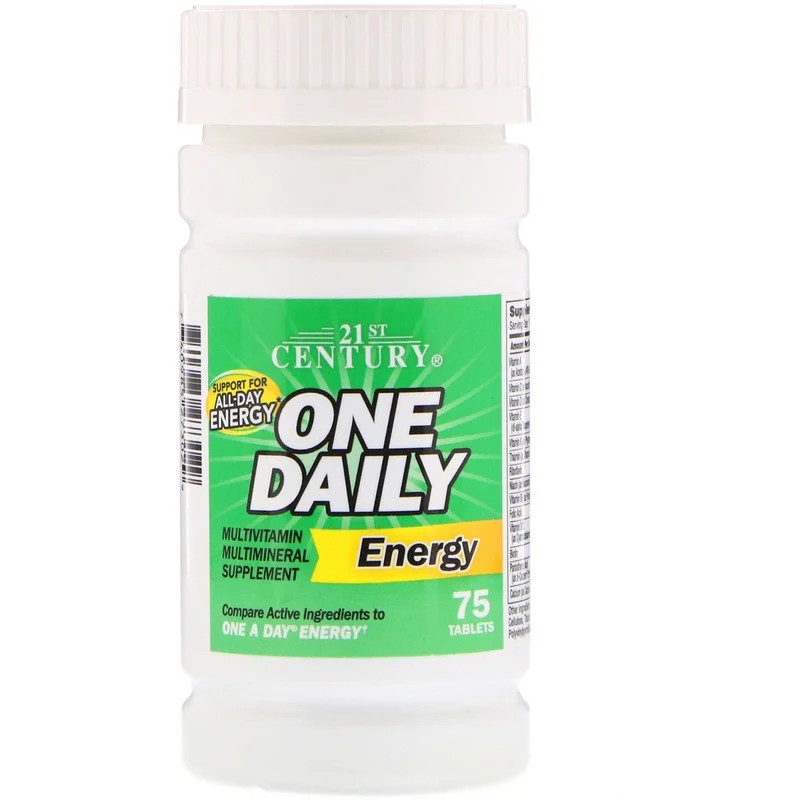 

Витамины 21st Century One Daily Energy 75 таблеток