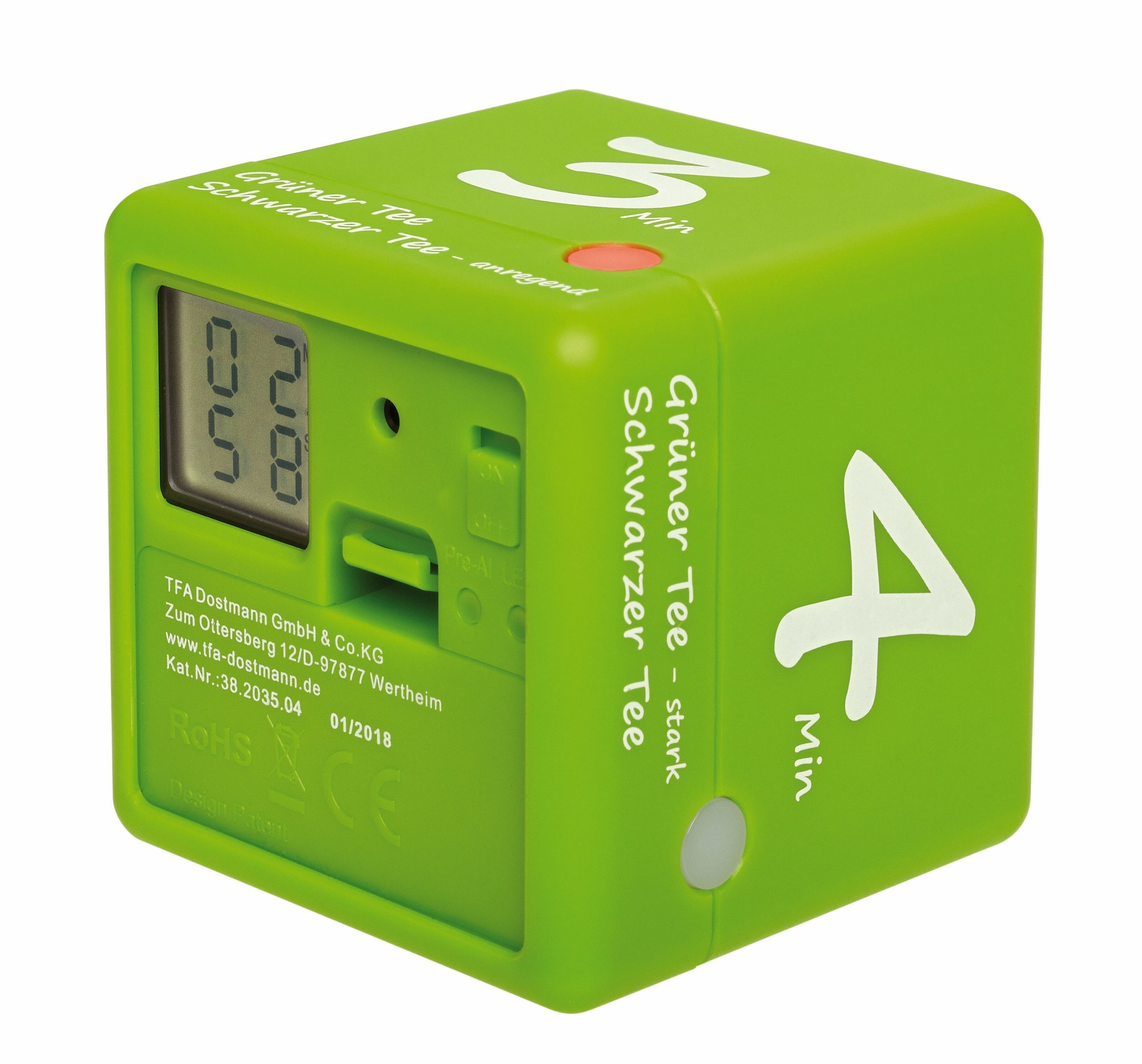 

Цифровой таймер для заваривания чая TFA Dostmann CUBE TIMER 38203504