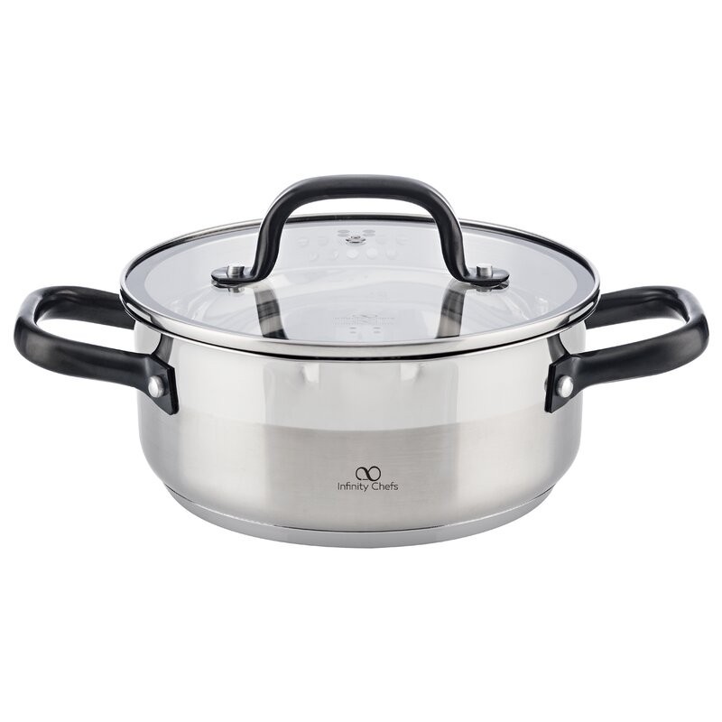 

Кастрюля Bergner Infinity Chefs Vita 4 л из нержавеющей стали индукционная