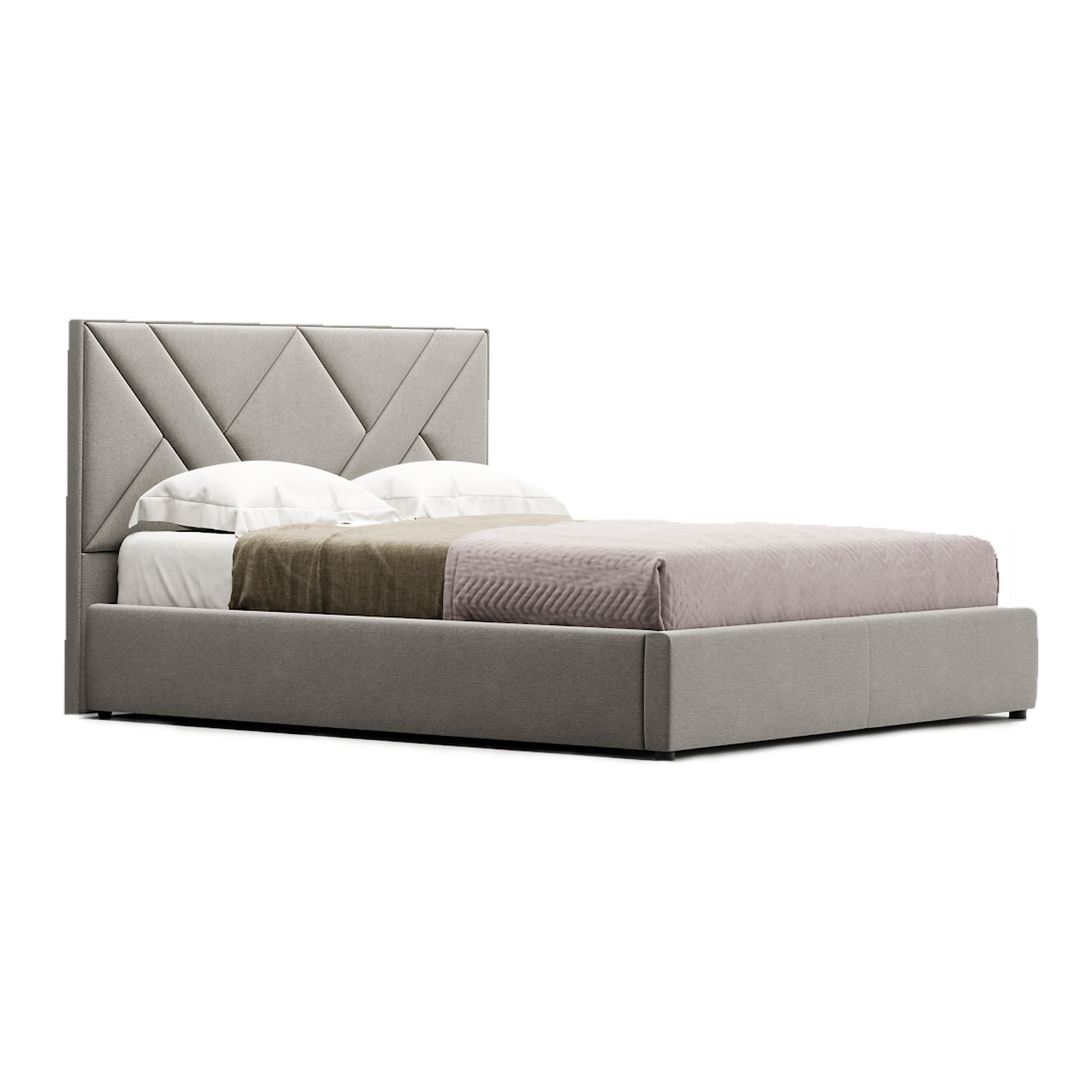 

Кровать Париж (Green Sofa) Темно-серая 120х200 см 381132_01