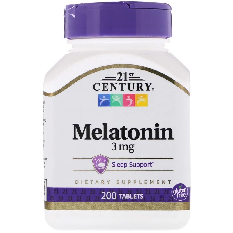 

Мелатонин 21st Century Melatonin 3 мг 200 таблеток