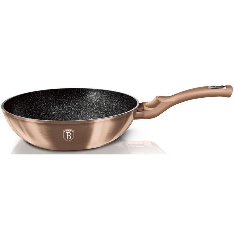 

Сковорода-вок 30 см Berlinger Haus Metallic Line Rose Gold Edition BH-6171