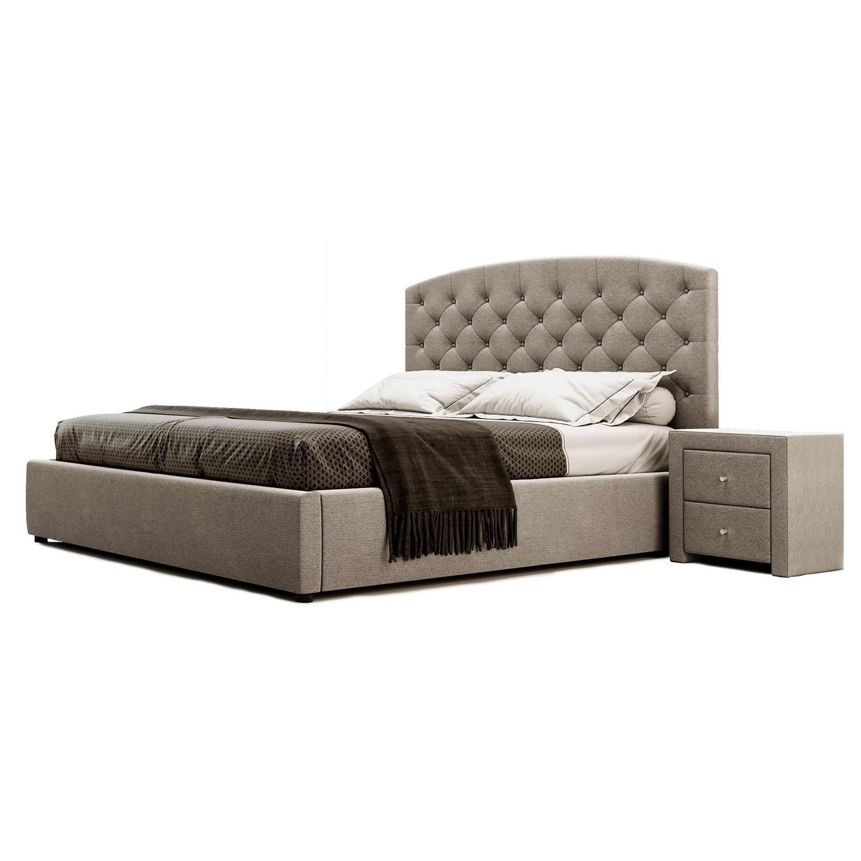 

Кровать Манхэттен III (Green Sofa) Бежевая 180х200 см 381120_49