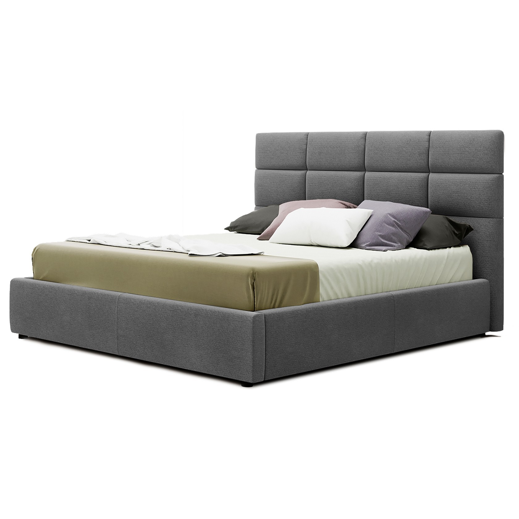 

Кровать Рим II (Green Sofa) Серая 140х200 см 381135_47
