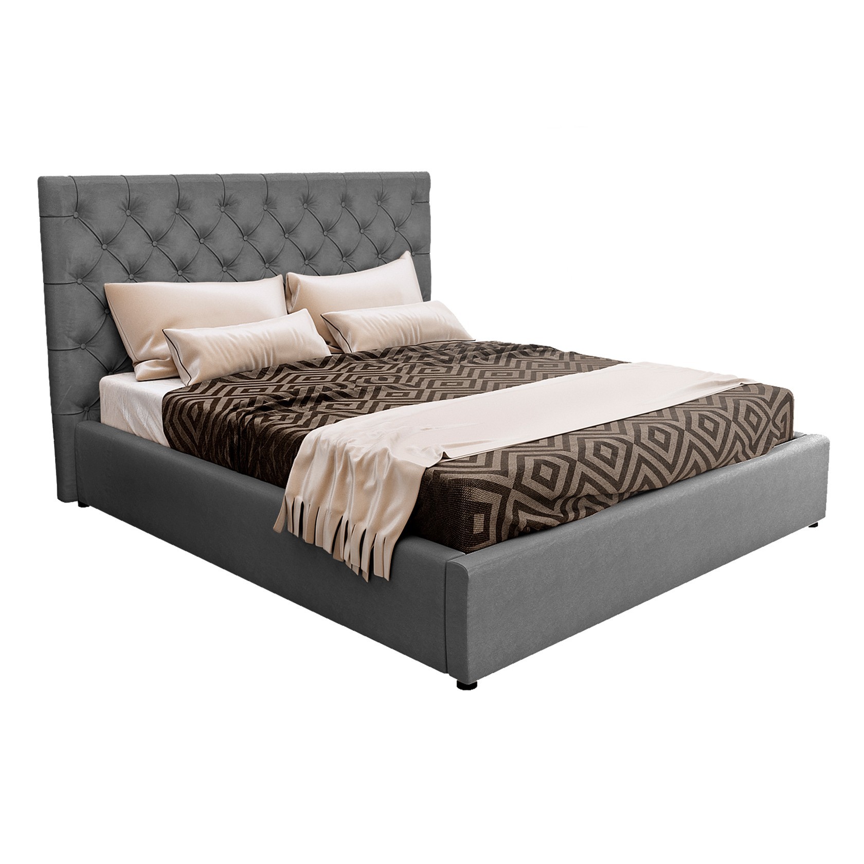 

Кровать Манхэттен (Green Sofa) Серая 180х200 см 381118_39