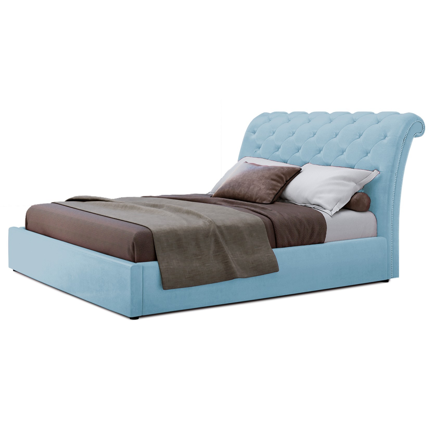 

Кровать Версаль (Green Sofa) Голубая 140х200 см 381110_07