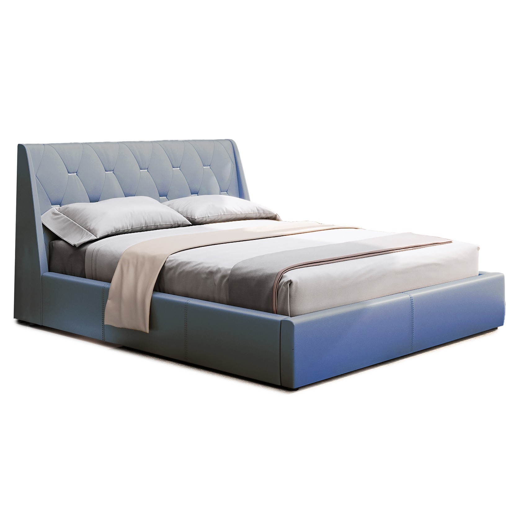 

Кровать Берлин IV (Green Sofa) Голубая 180х200 см 381105_09
