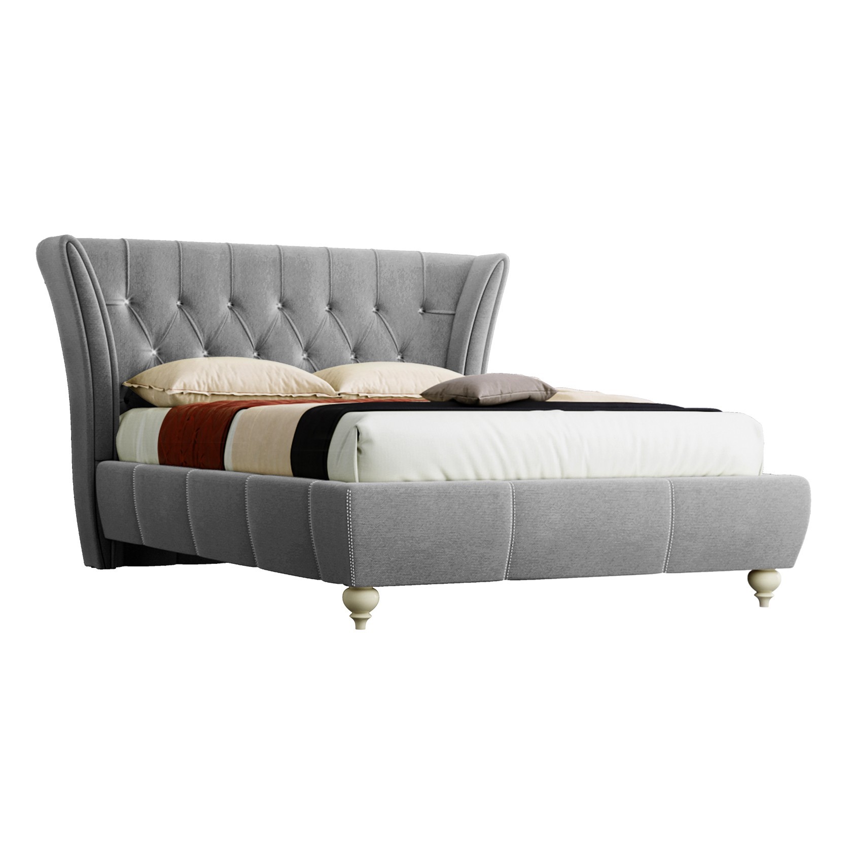 

Кровать Эмма (Green Sofa) Серая 120х200 см 381150_36