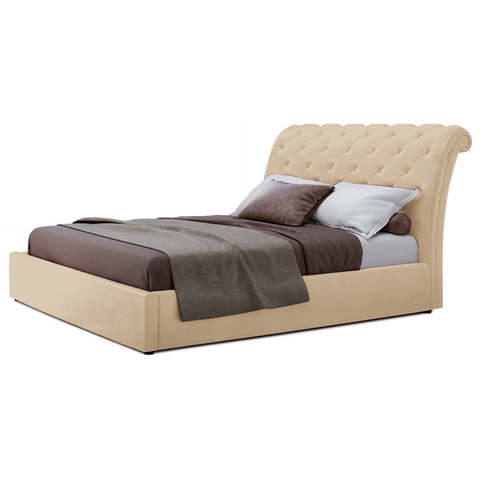 

Кровать Версаль (Green Sofa) Бежевая 120х200 см 381110_46