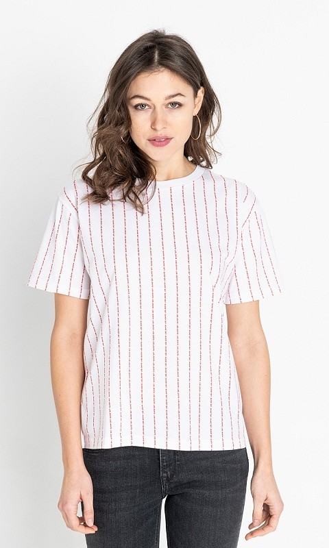 

Футболка Lee AOP Logo Tee Loose Fit Белый M-00