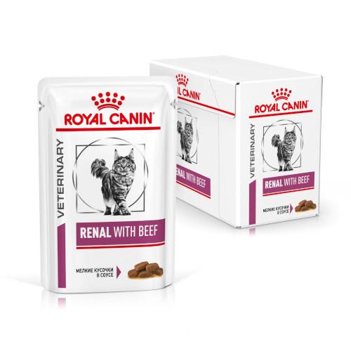 

Ветеринарный влажный корм для котов Royal Canin Renal With Beef Feline 12 шт(упаковка) (40310019up)