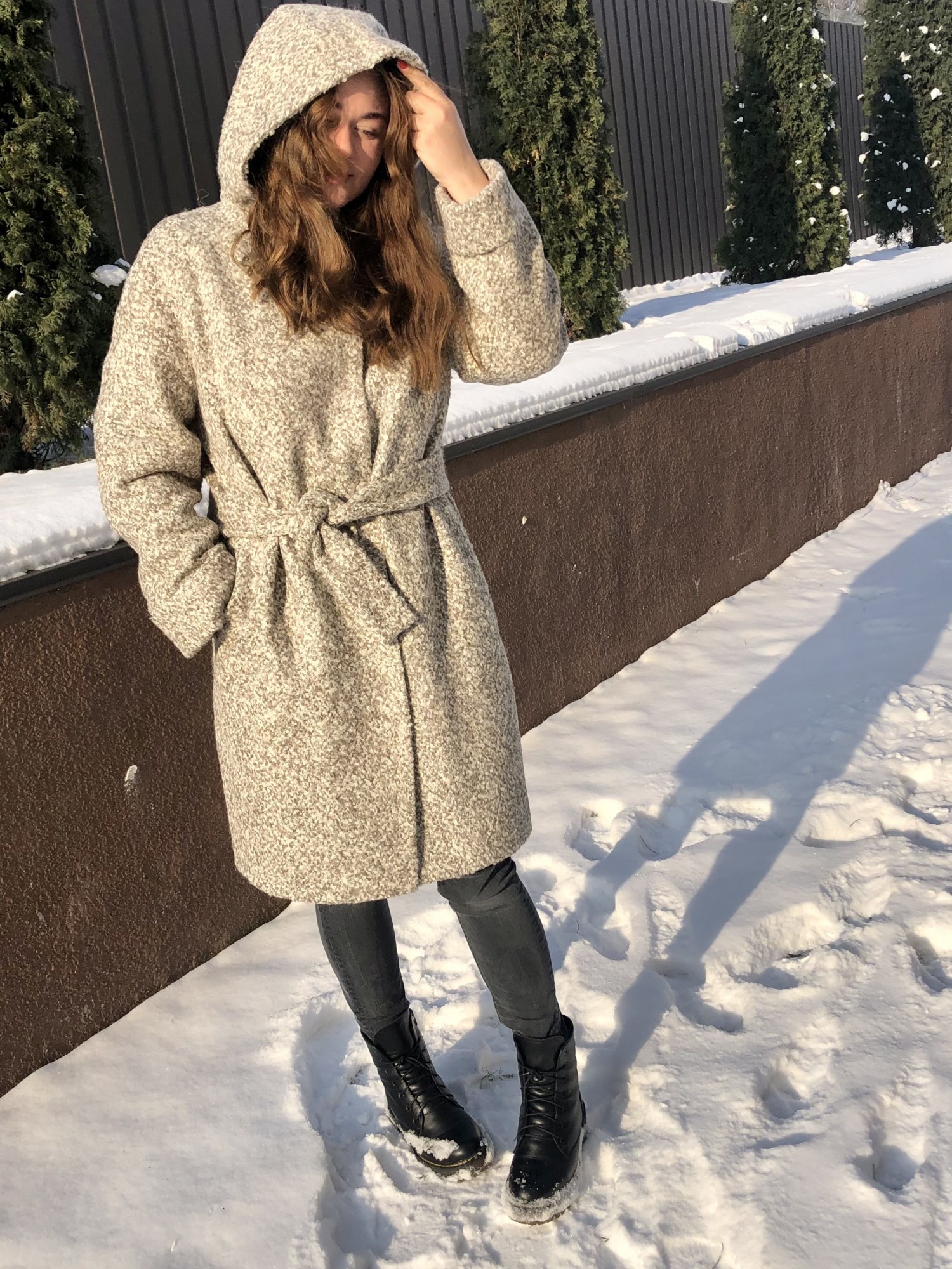 

Женское пальто Albanto 7515w 54 молочное