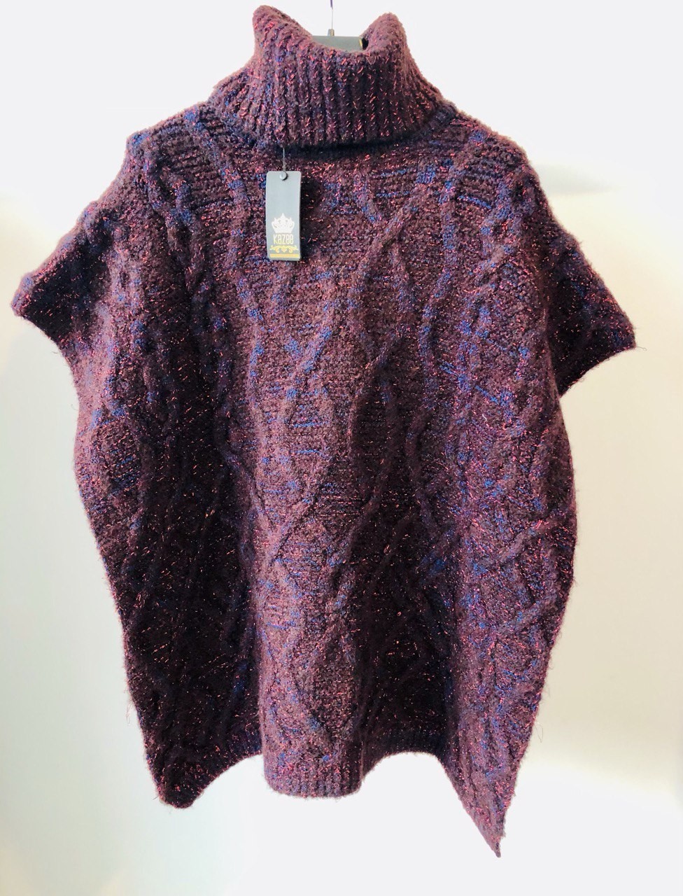 

Кофта женская Kazee KЕT551R Oversize Бордовая