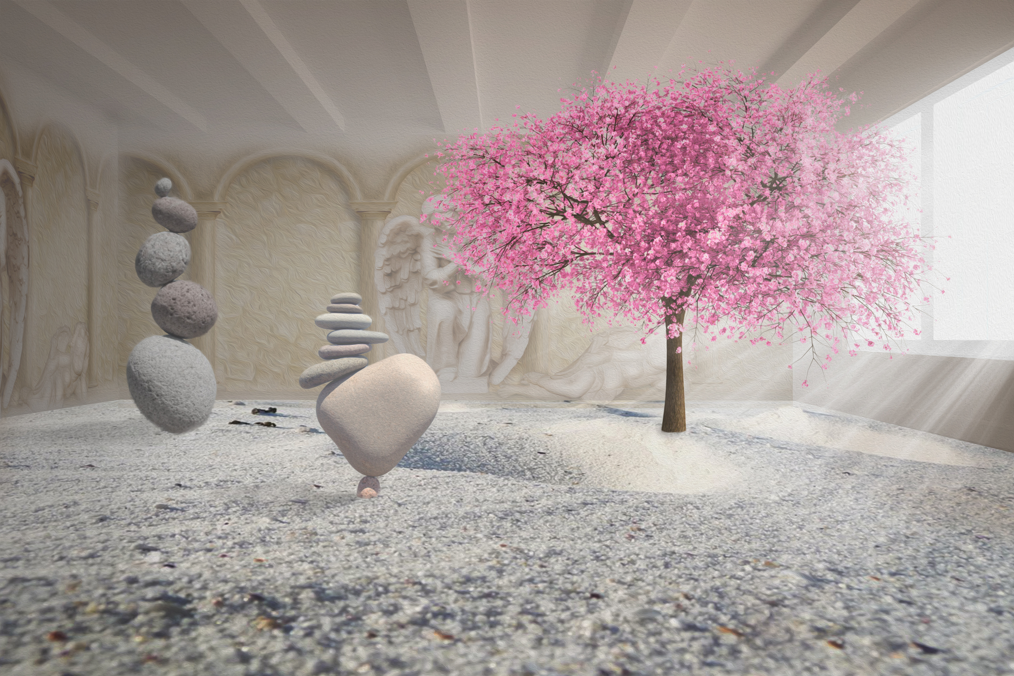 

Фотообои 3D 'Сакура ' (3416) , Гладь