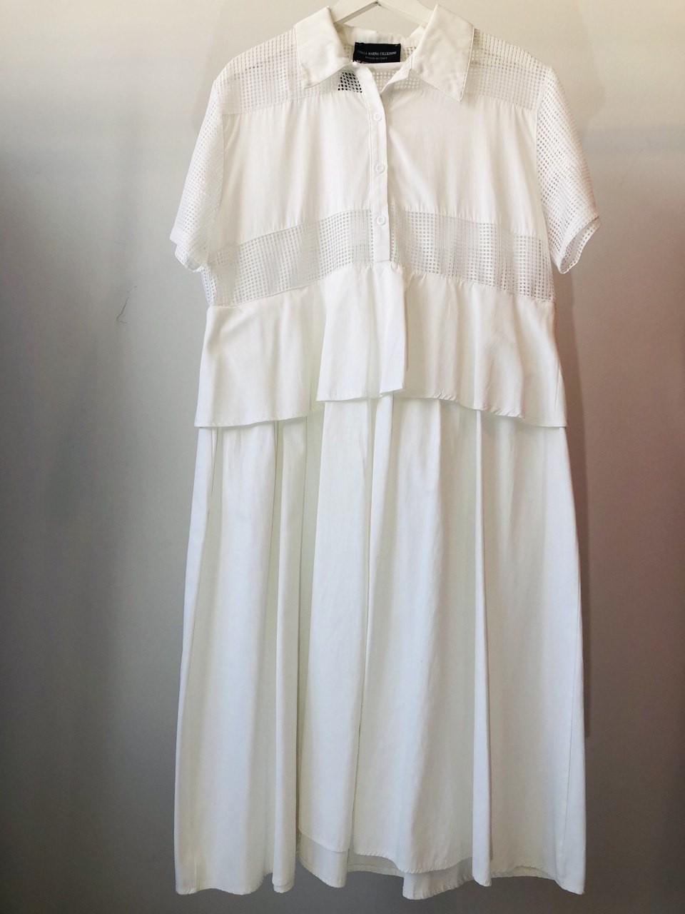 

Платье STELLA MARINA KH887G Oversize Белое