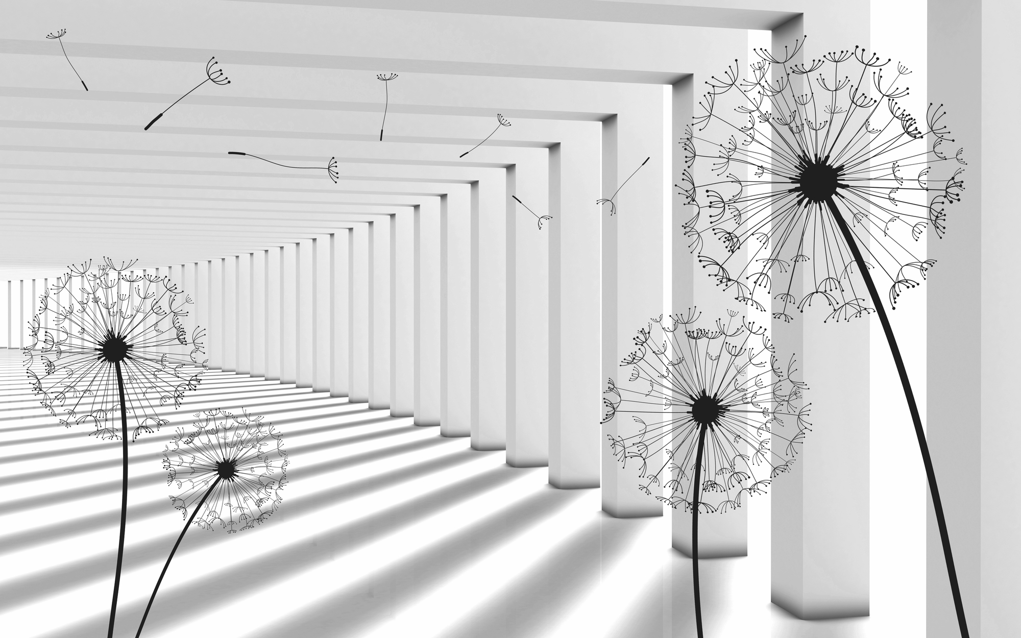 

Фотообои 3D '3D одуванчики' (3252) , Песок