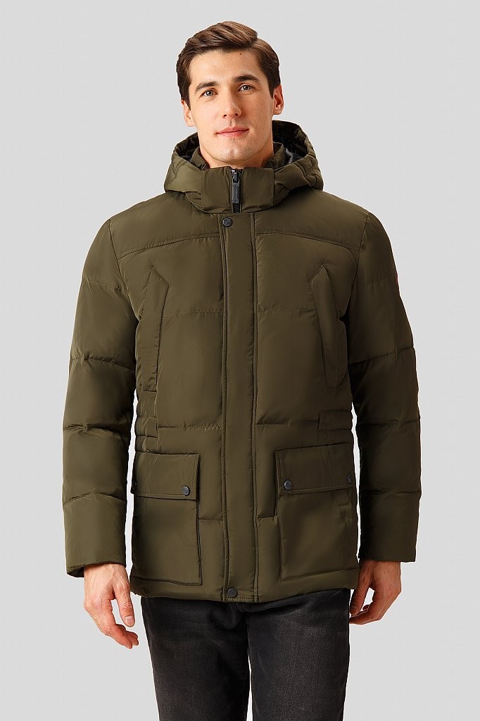 

Зимняя куртка Finn Flare W18-22016-905  Темно-зеленая, Зимняя куртка Finn Flare W18-22016-905 3XL Темно-зеленая