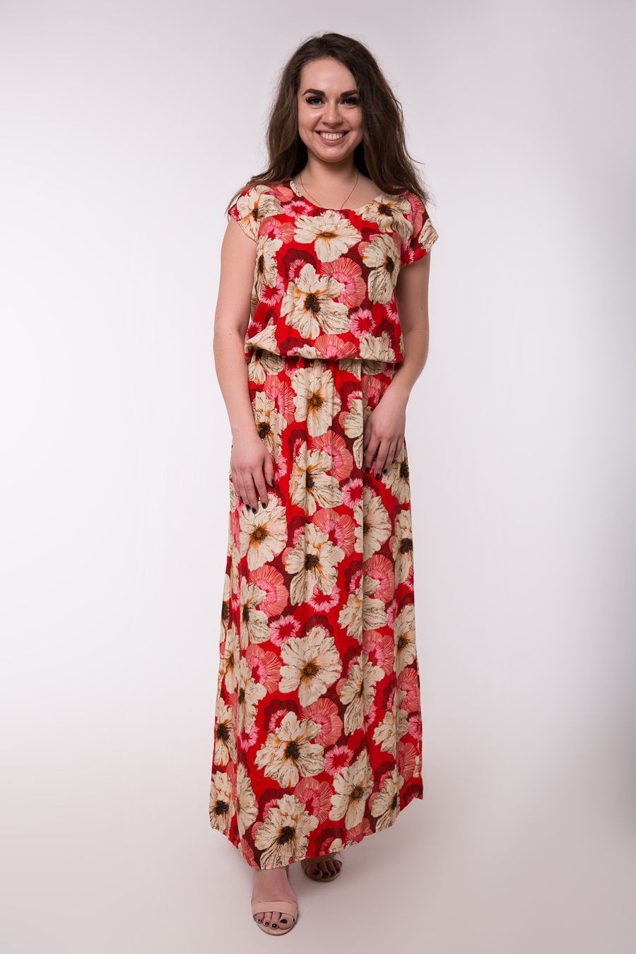 

Платье Jesstore Д56006 3XL красное