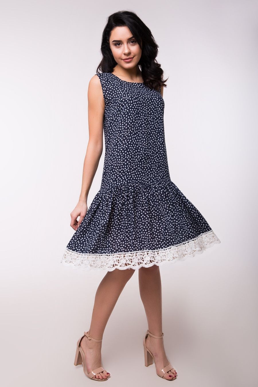 

Платье Jesstore С710-3 L темно-синее