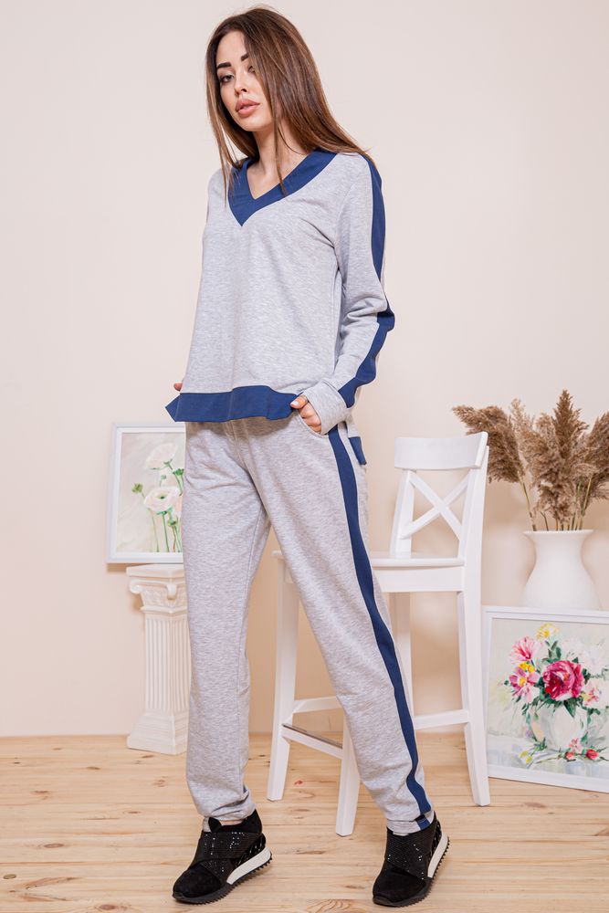 

Спорт костюм женский 102R147 цвет Серо-синий XXXL