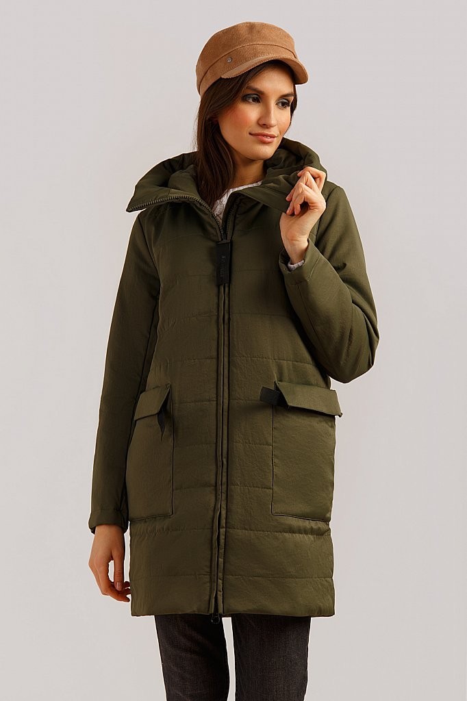 

Куртка женская Finn Flare 159320177-511 XXL Зеленая