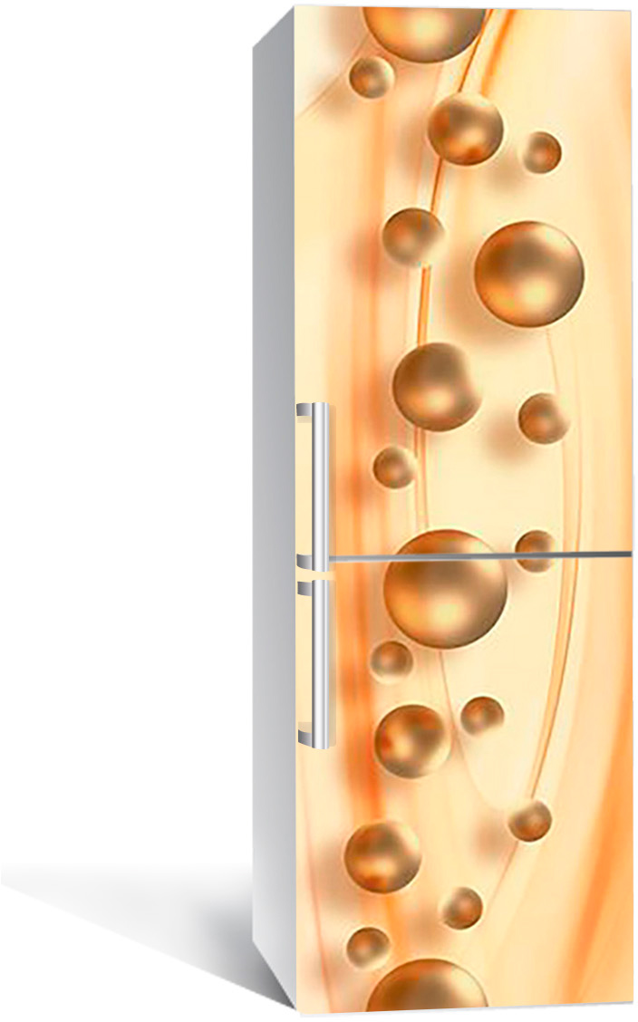

Виниловая 3D наклейка на холодильник Zatarga Молекулы золота 650х2000 мм