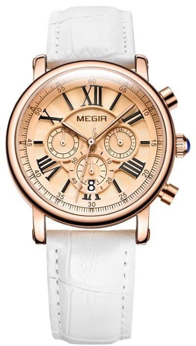 

Женские наручные часы Megir Rim, кварцевые с хронографом