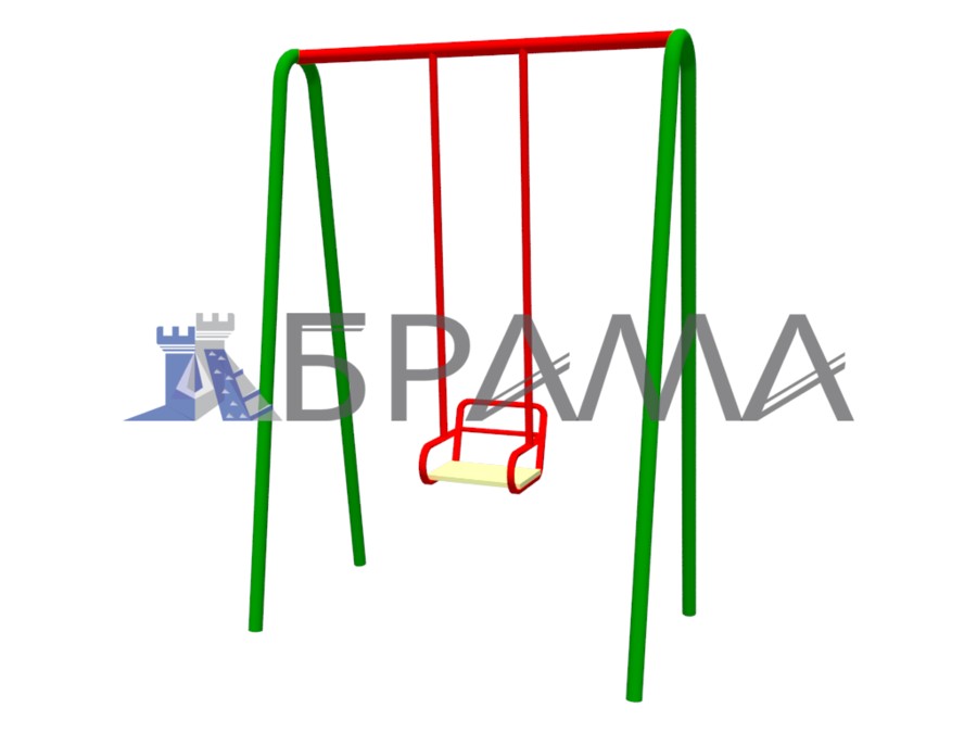 

Качель одинарная металлическая "БРАМА" М-0122