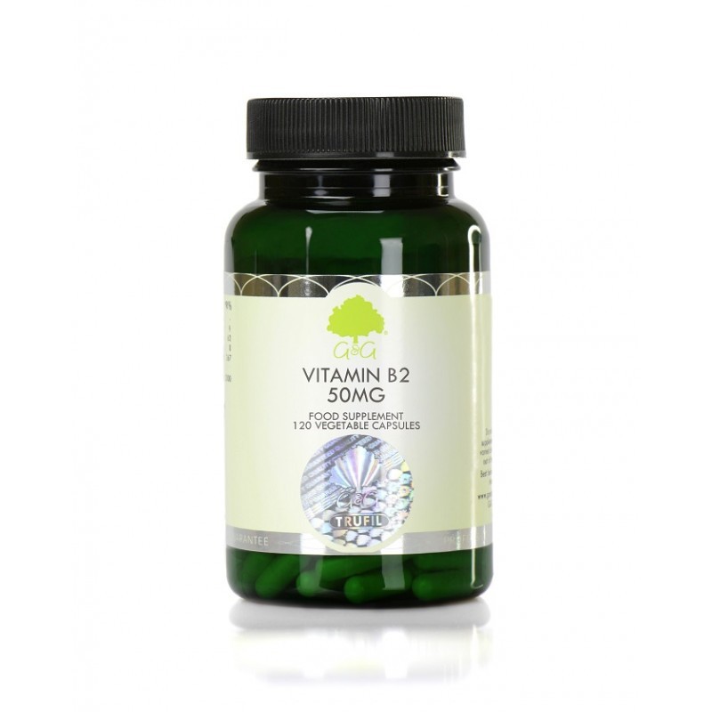 

Витамин G&G B2 Riboflavin 50mg - 120 Capsules