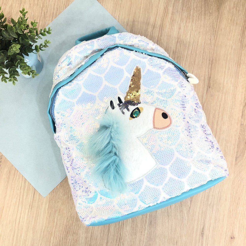 

Рюкзак с пайетками Unicorn LiteGreen