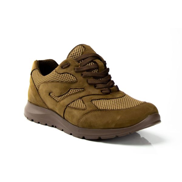 

Кроссовки Stimul Пантера нубук/сетка 3D койот (46)