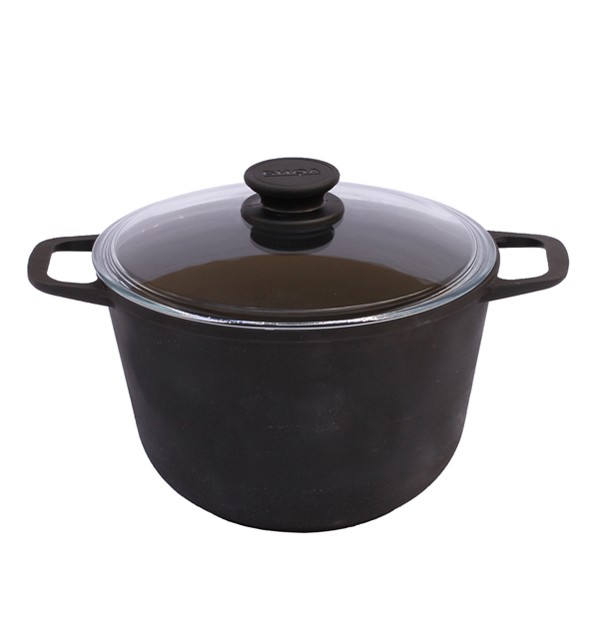 

Каструля чавунна з скляною кришкою Biol 6,0 л