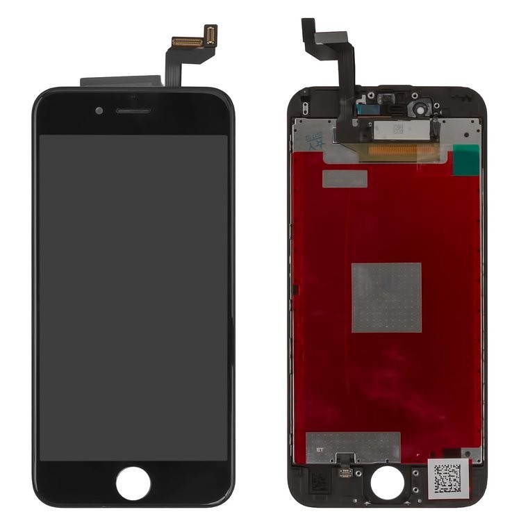 

Дисплей для Apple iPhone 6S чорний із сенсорним екраном з рамкою AAA