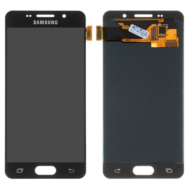 

Дисплей для Samsung A310 Galaxy A3 2016 чорний із сенсорним екраном оригінал переклеєне скло