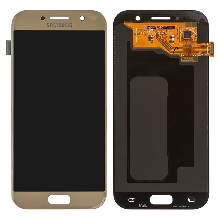 

Дисплей для Samsung A520 Galaxy A5 2017 золотистий із сенсорним екраном оригінал переклеєне скло