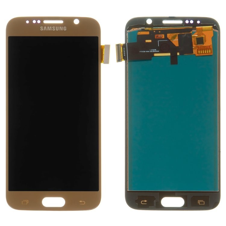 

Дисплей для Samsung G920 Galaxy S6 золотистий із сенсорним екраном з регулюванням яскравості TFT Best copy