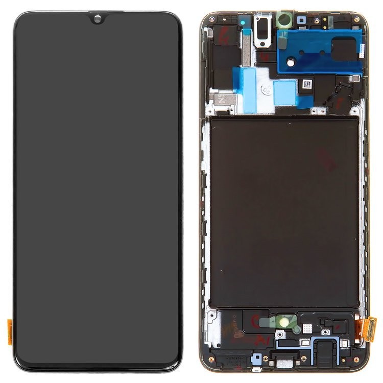 

Дисплей для Samsung A705 Galaxy A70 чорний із сенсорним екраном з рамкою Original PRC original glass
