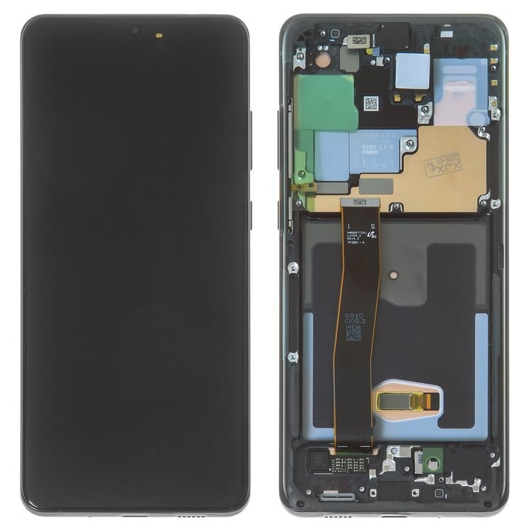 

Дисплей для Samsung G988 Galaxy S20 Ultra чорний із сенсорним екраном з рамкою Original PRC cosmic black
