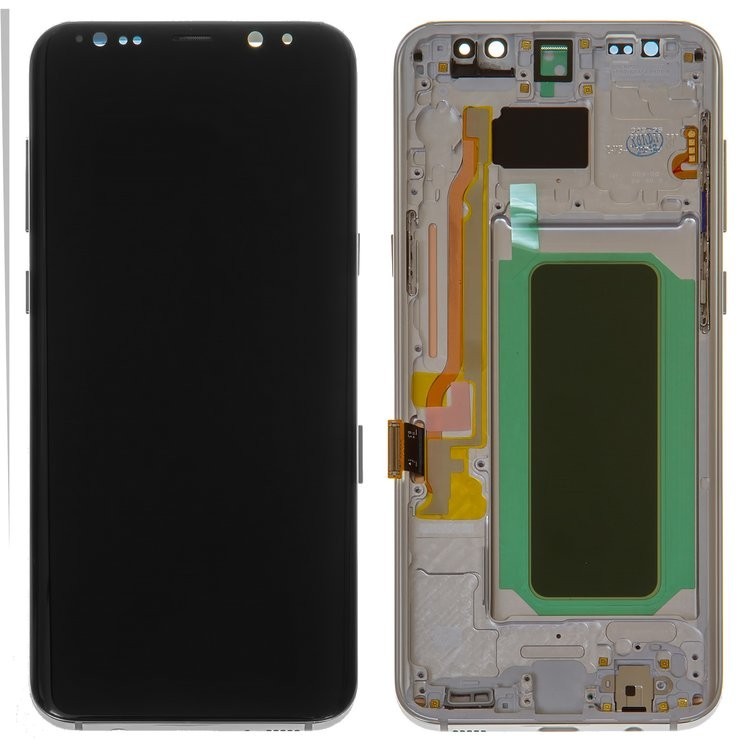 

Дисплей для Samsung G955 Galaxy S8 Plus сріблястий із сенсорним екраном з рамкою OLED High Copy