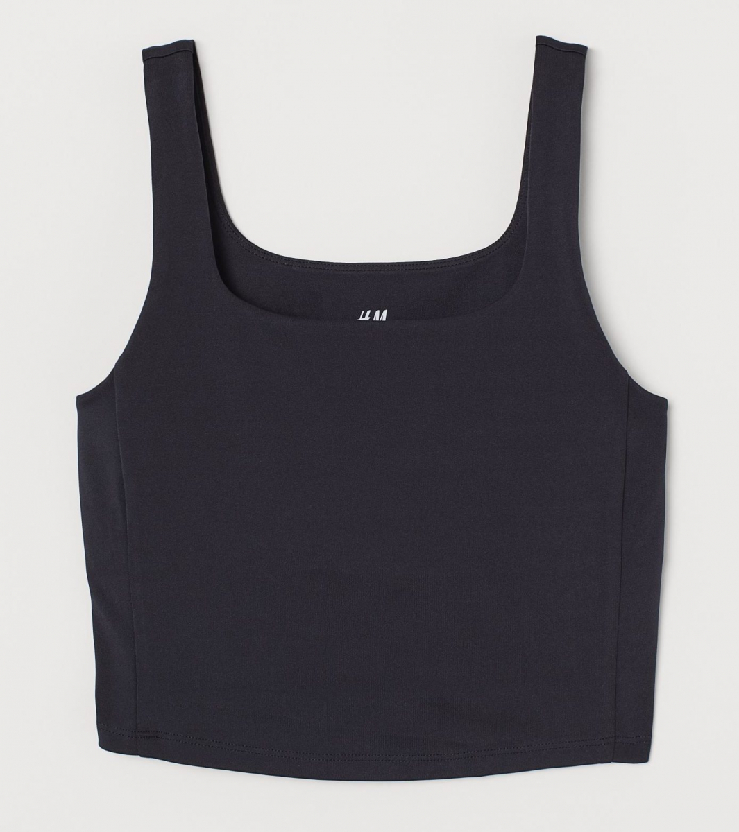 

Спортивный топ H&M 0894956001 M Черный 64676