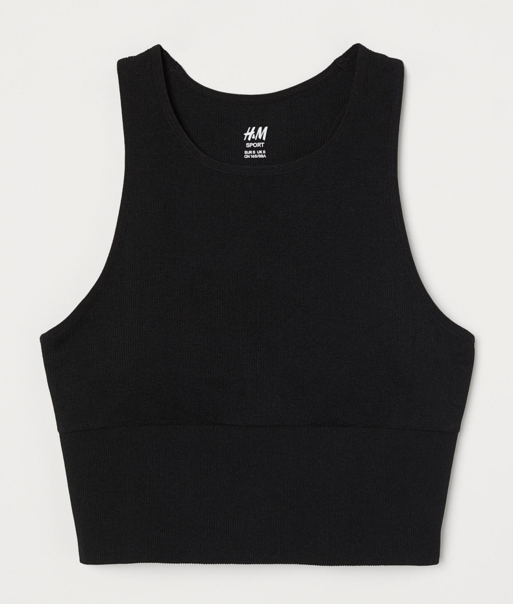 

Спортивный топ H&M 0854043005 S Черный 64690