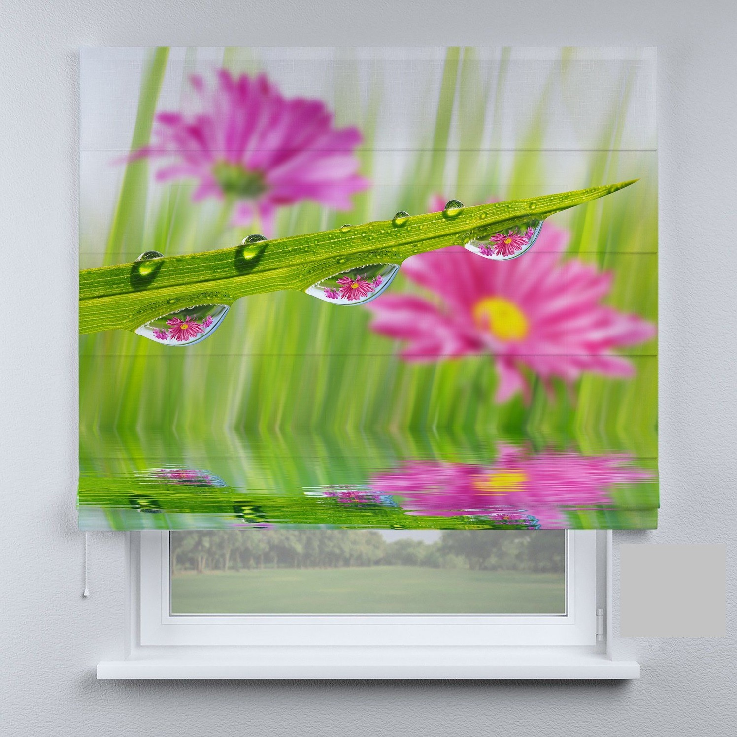 

Римские шторы DECOLIV капли росы 60*170 см