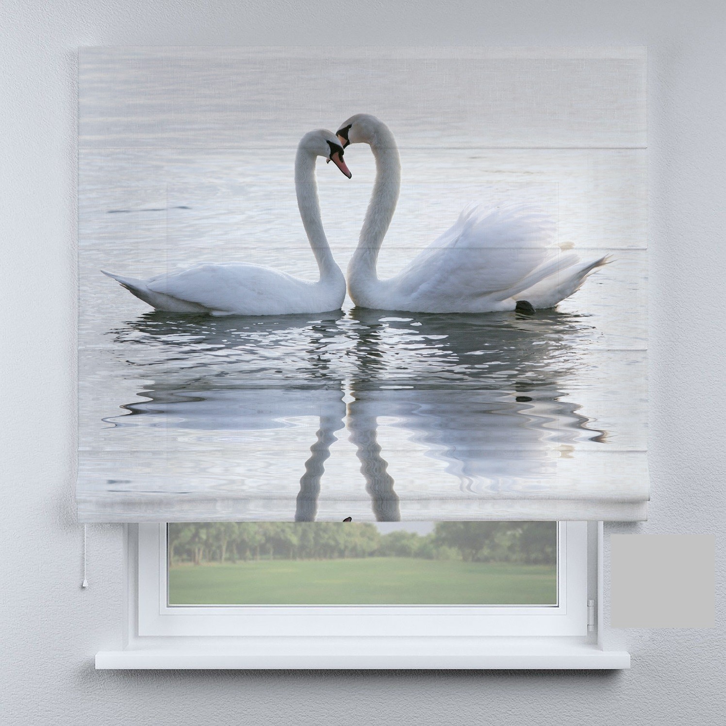 

Римские шторы DECOLIV лебеди 210*170 см