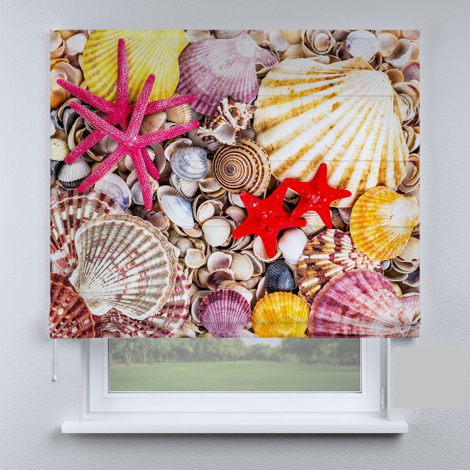 

Римские шторы DECOLIV морские ракушки 250*170 см