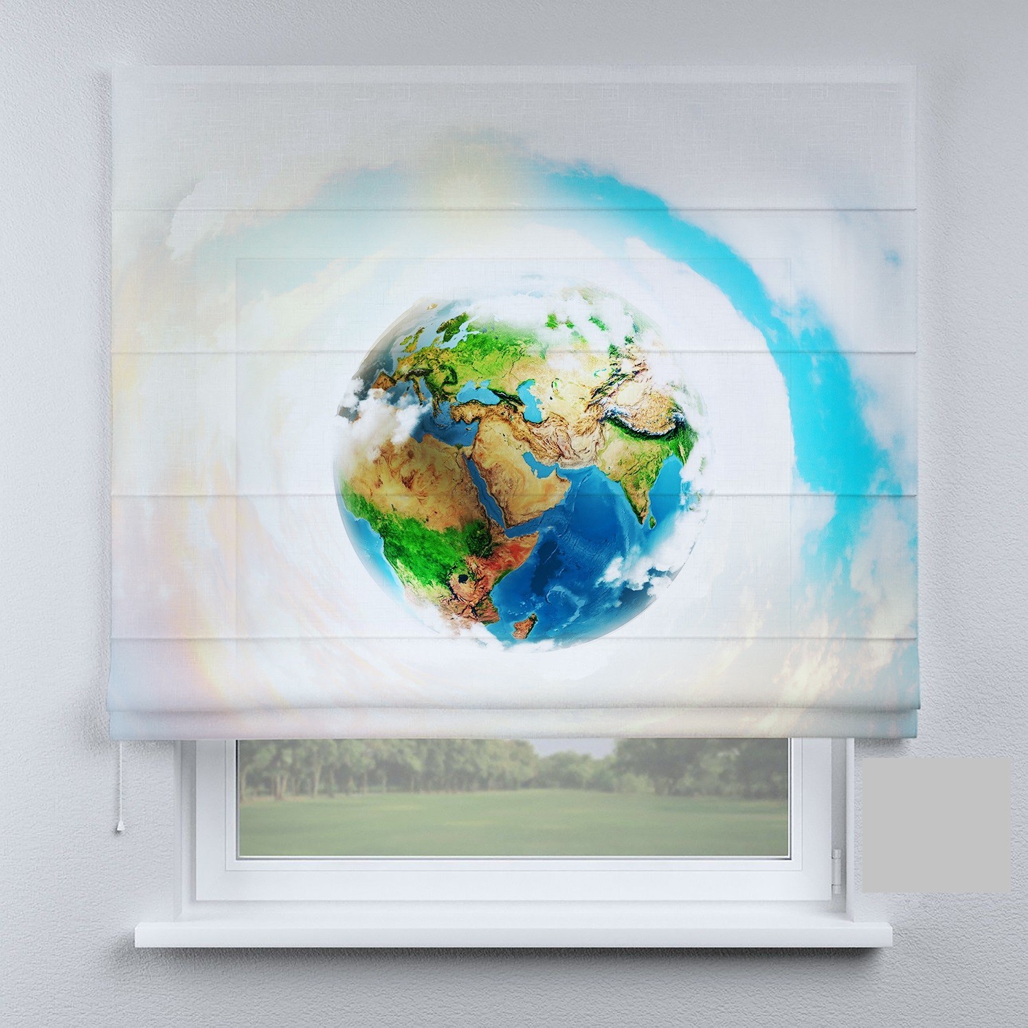 

Римские шторы DECOLIV планета 50*170 см