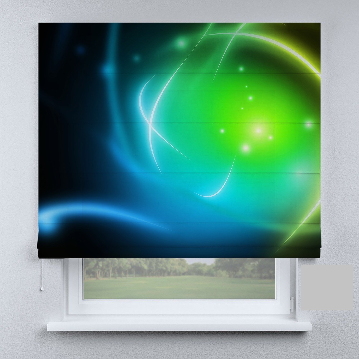 

Римские шторы DECOLIV сияние в космосе 190*170 см