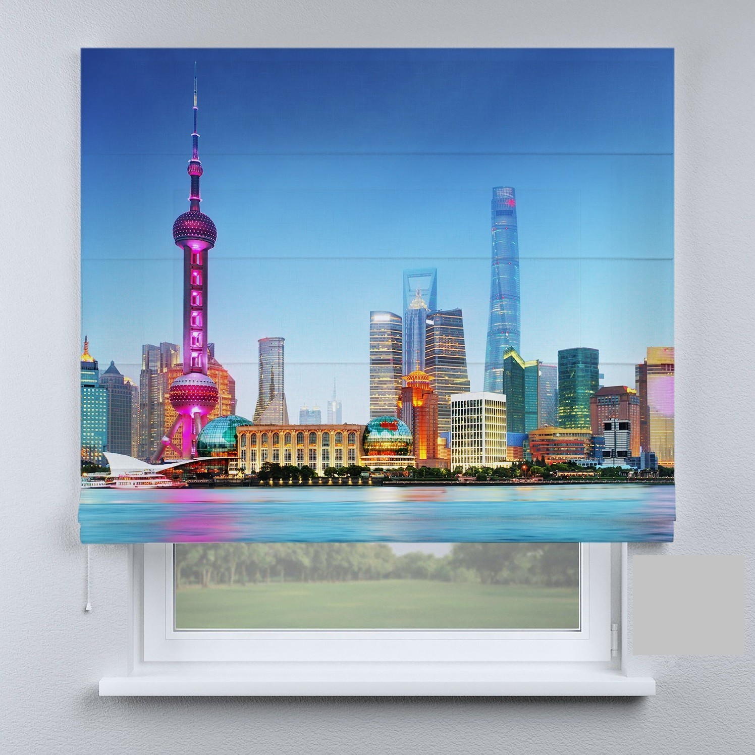 

Римские шторы DECOLIV архитектура ночная 260*170 см