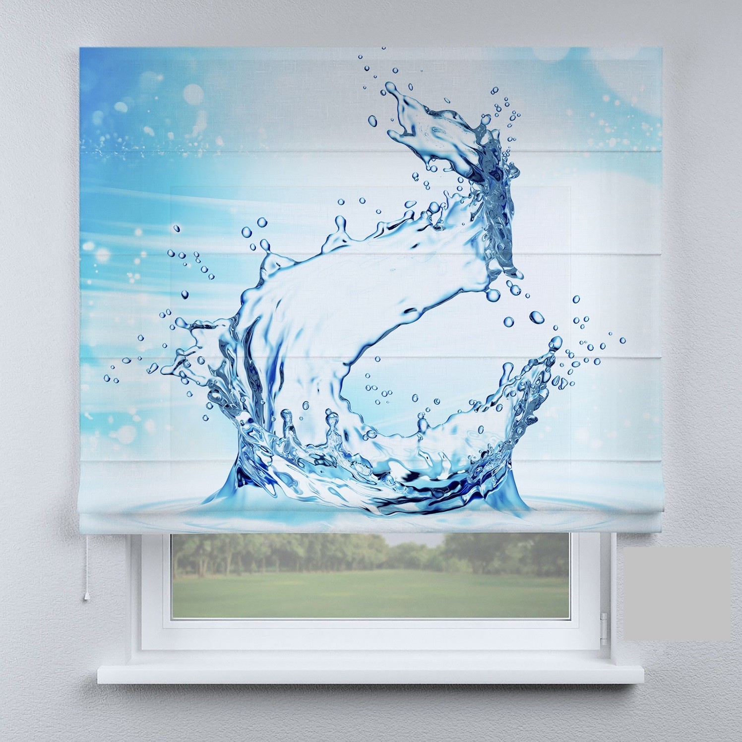 

Римские шторы DECOLIV капля воды 60*170 см