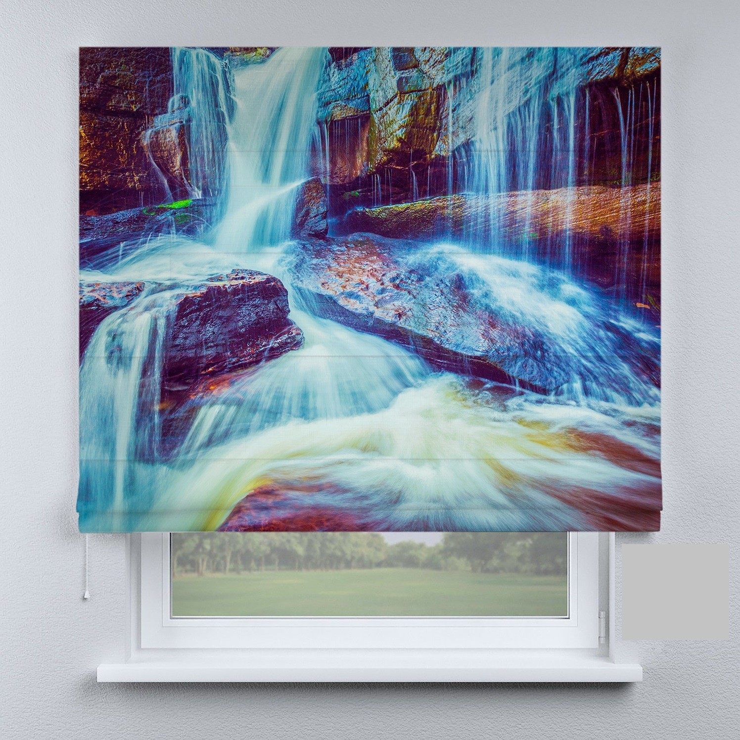 

Римские шторы DECOLIV водопады 40*170 см